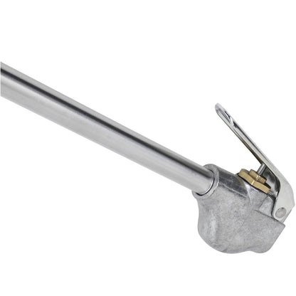 Pistola de aire resistente con boquilla de extensión de 4 pies, agarre de palanca, pistola de soplado de aire de seguridad compatible con OSHA NPT de 1/4 pulgadas, 159 (paquete de 5)