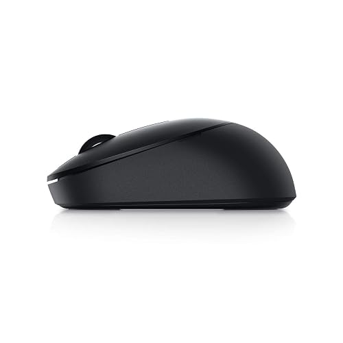 DELL Mouse Inalámbrico USB y Bluetooth MS3320W | 2,4 GHz, 3 botones, DPI ajustable 1000-4000, par rápido, intercambio avanzado de 3 años, negro