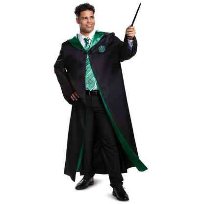 Harry Potter Robe, Deluxe Wizarding World Hogwarts House Themed Robes for Adults, Movie Quality Dress Up Costume Accessory