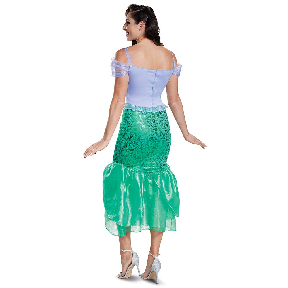 Disguise Disfraz clásico Ariel Deluxe para mujer, Multi Color, Talla única