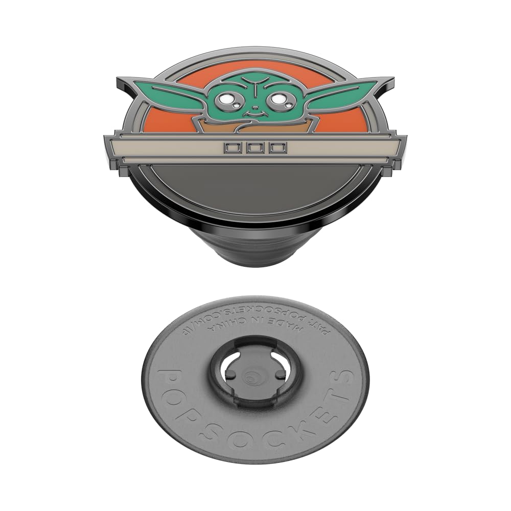 PopSockets - Empuñadura para teléfono con Soporte expandible, Agarre calcomanía, PopOut, Starwars - Grogu Pod