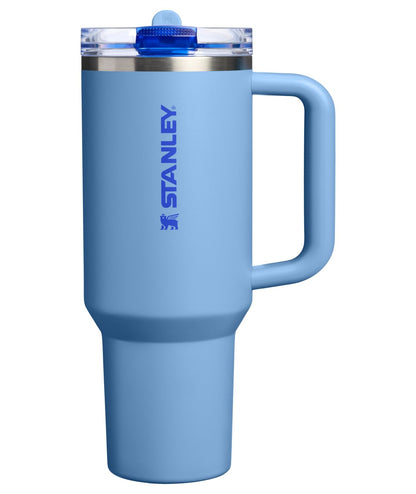 Stanley Quencher ProTour Vaso Térmico con Popote Abatible, Acero Inoxidable - 1,134 g - azul (blue sky)