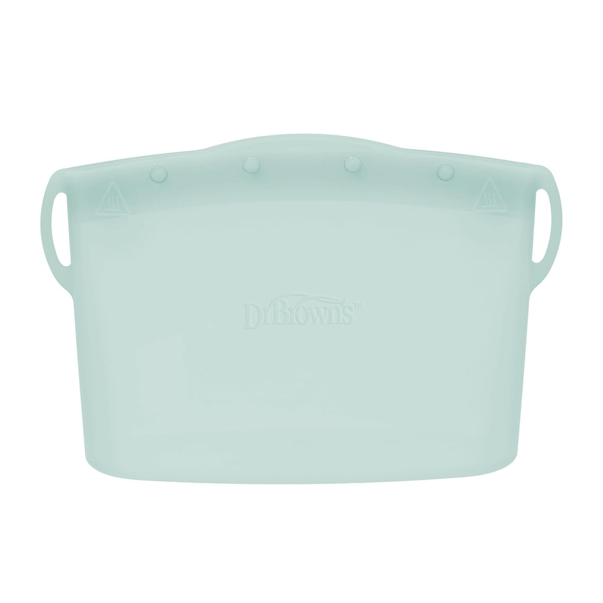 Dr. Brown's - Bolsa esterilizadora de vapor de microondas para biberones, piezas de extractor de leche y otros accesorios para niños, 100% silicona, bolsa esterilizadora reutilizable