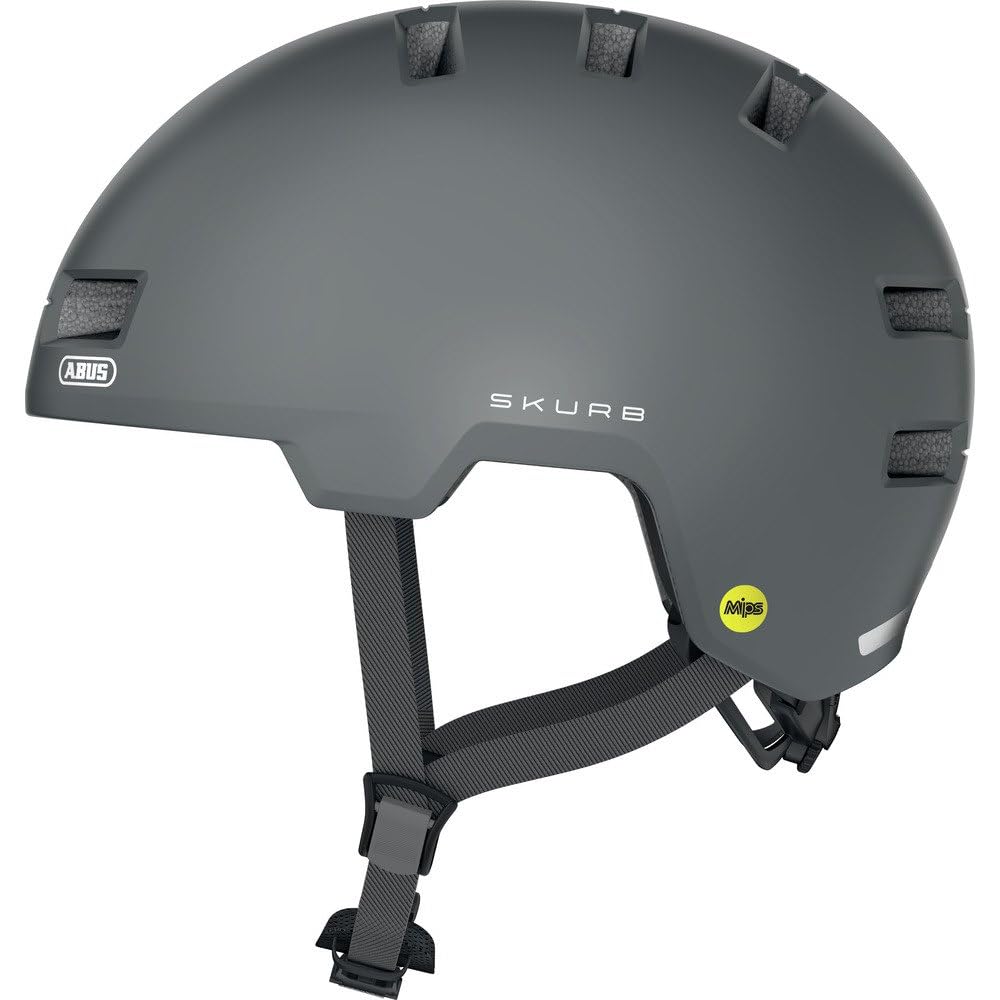 ABUS Stadthelm Skurb MIPS - Fahrradhelm mit zusätzlichem Aufprallschutz - Zum Skaten, BMX-Fahren Oder Longboarden