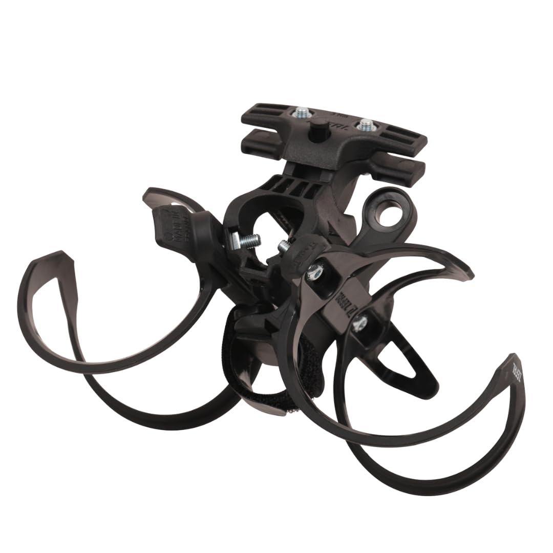 Porta Anfora ZEFAL Triatlón Tri Bottle Cage para 2 anforas y Cartucho CO2 Tecnopolímero/Compuesto Reforzado 1708