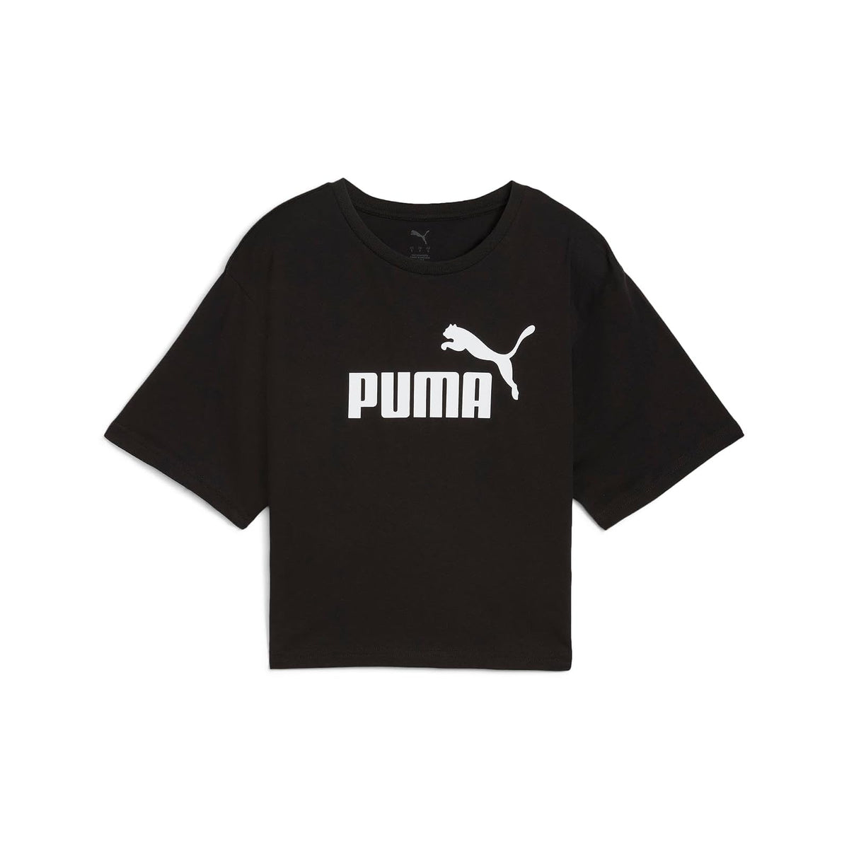 PUMA ESS Cropped No. 1 Logo Relaxed tee