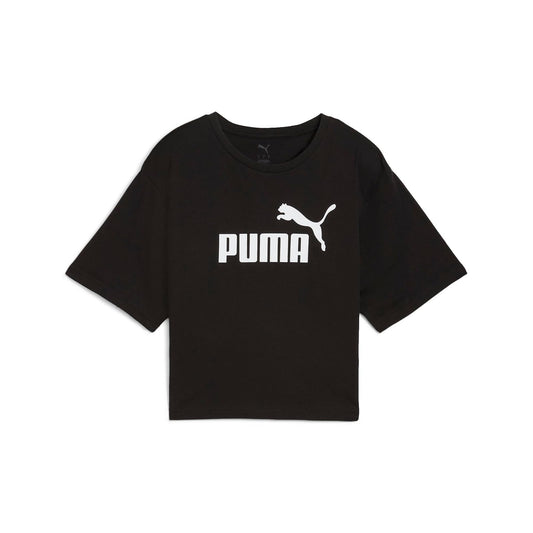 PUMA ESS Cropped No. 1 Logo Relaxed tee