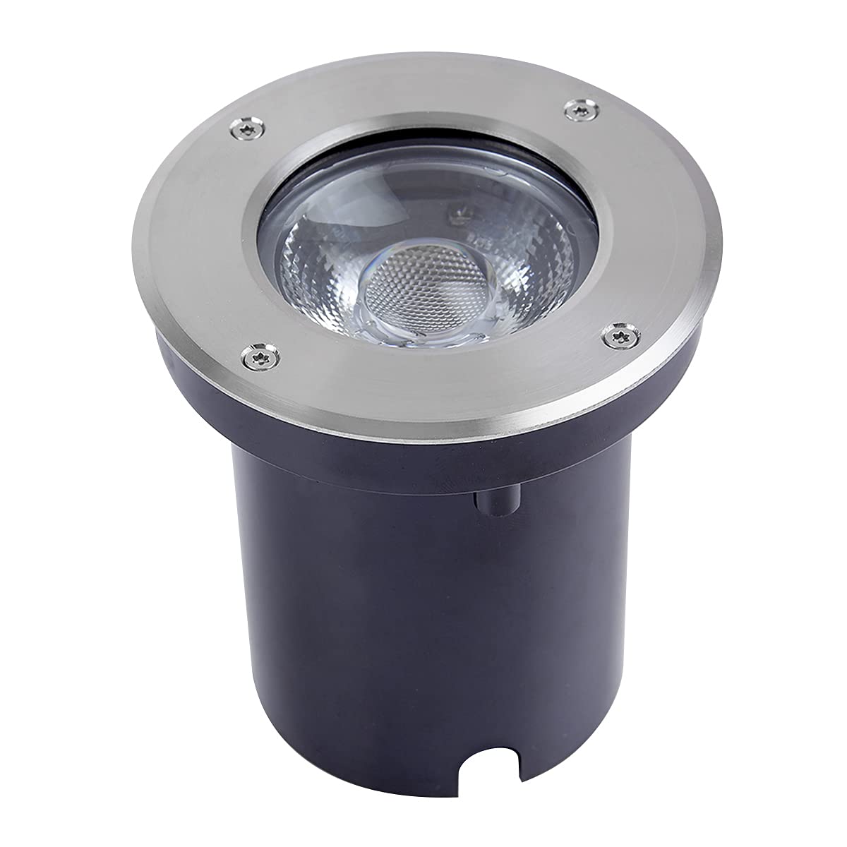 Tecnolite - Lámpara de Piso LED Empotrable Exterior 12 W, Luz Cálida Brillante, IP65, LED Integrado