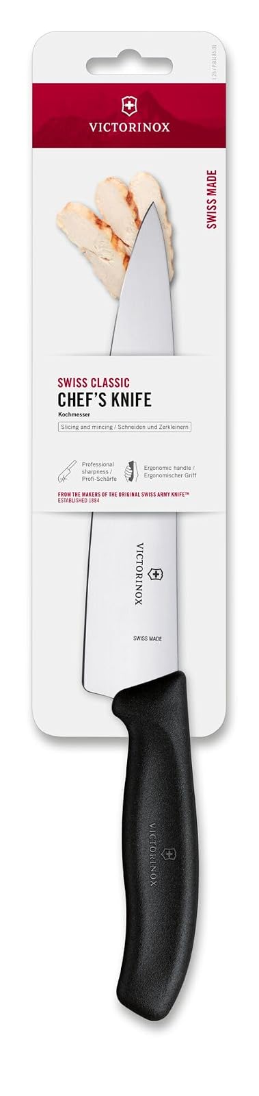 Victorinox SwissClassic 6.8003 - Cuchillo (92 g, Acero Inoxidable, Resina termoplástica, Negro, Acero Inoxidable)