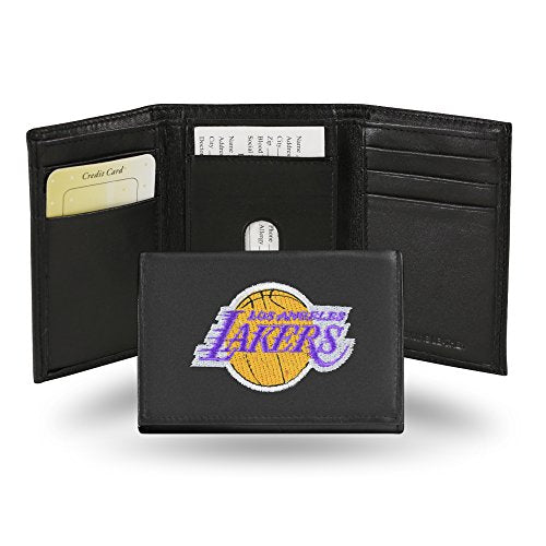 NBA Atlanta Hawks - Cartera de Piel Bordada Triple