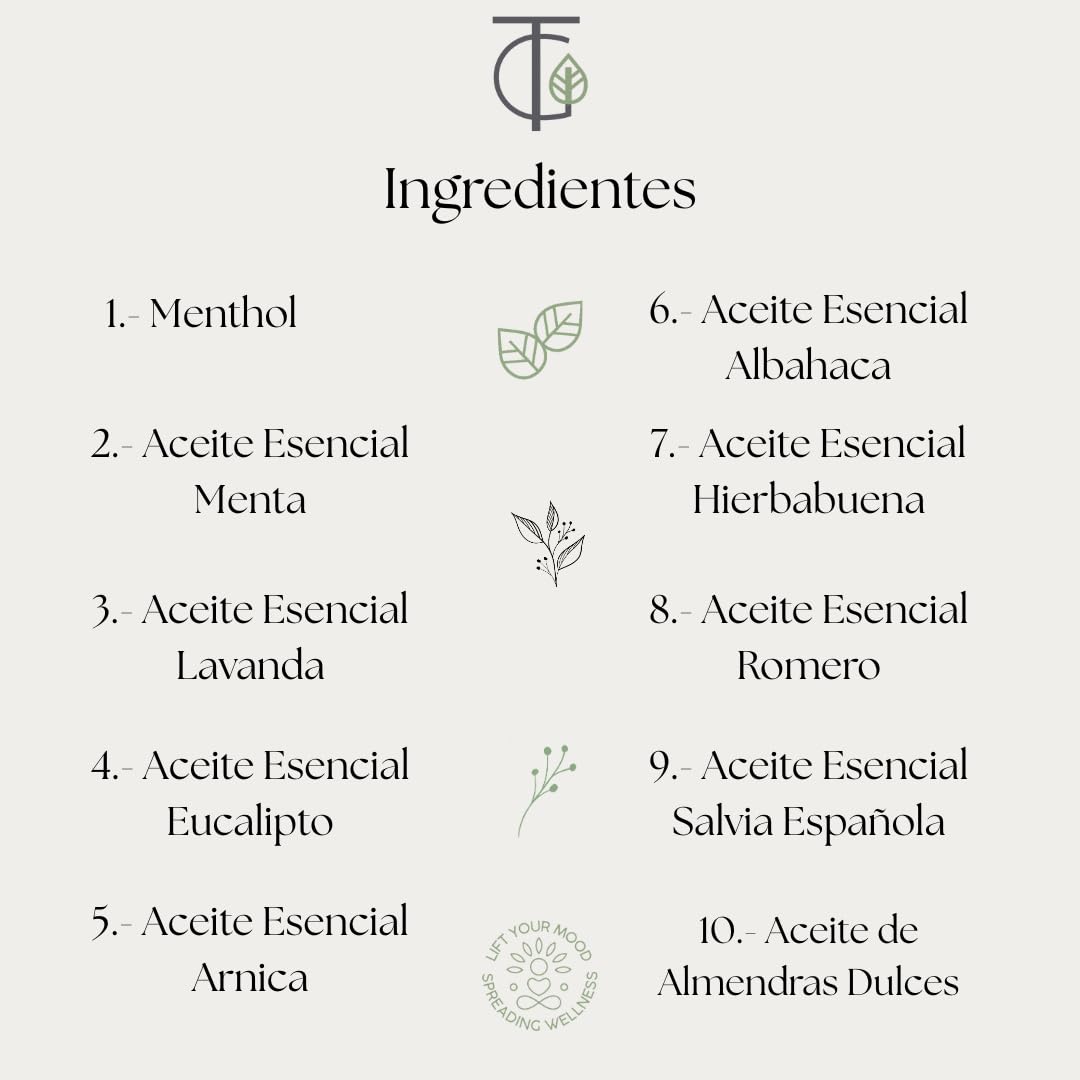 Tea Garden Company Roll On Aromático de Lavanda y Menta – Aroma Floral y Herbal – Ideal para Rutina Nocturna y Momentos de Relajación – 10 ml