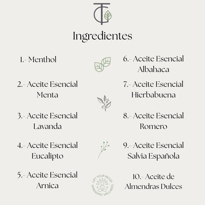 Tea Garden Company Roll On Aromático de Lavanda y Menta – Aroma Floral y Herbal – Ideal para Rutina Nocturna y Momentos de Relajación – 10 ml