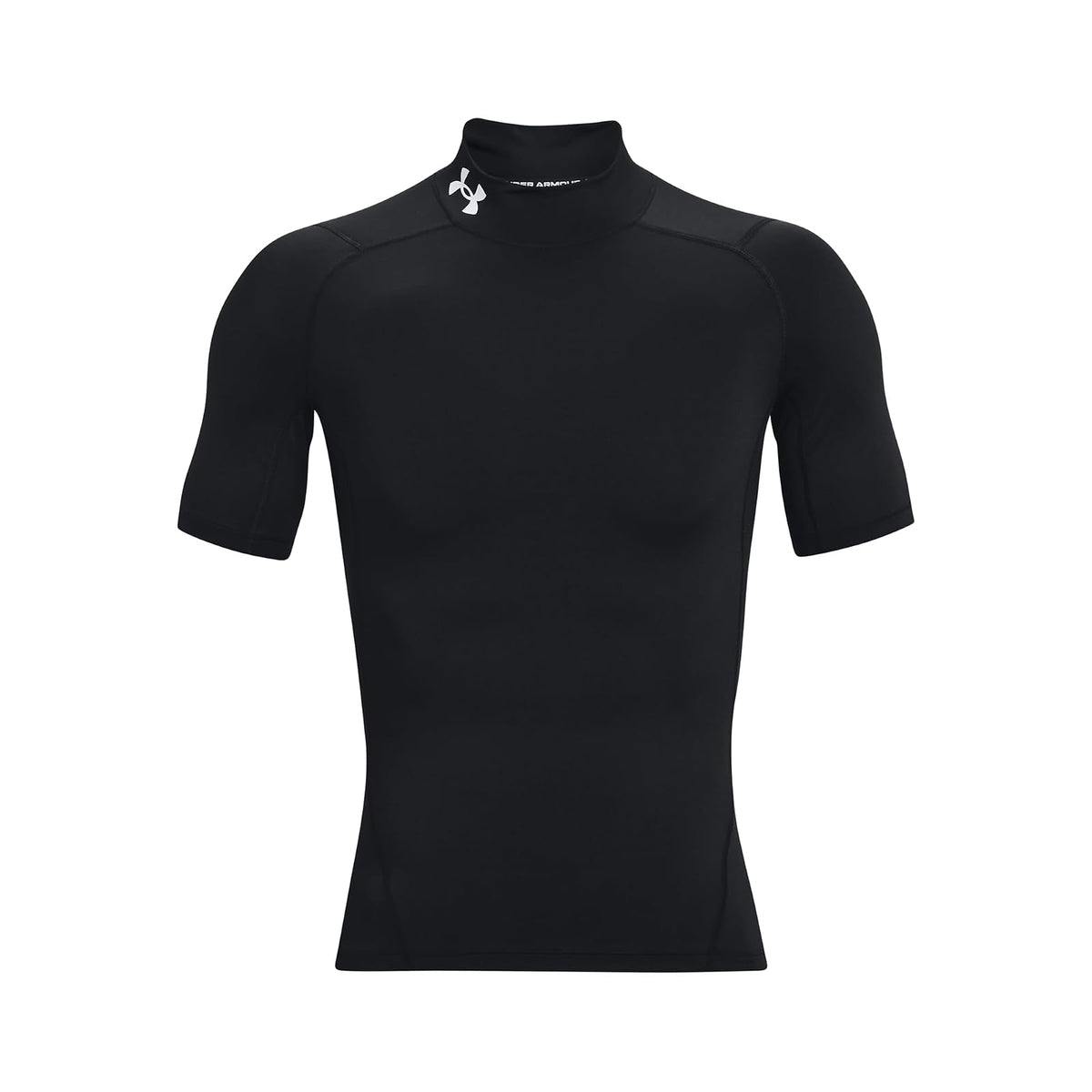 Under Armour Heatgear Armour Comp Mock Short Sleeve T-Shirt Camiseta Hombre - XXL - Negro
