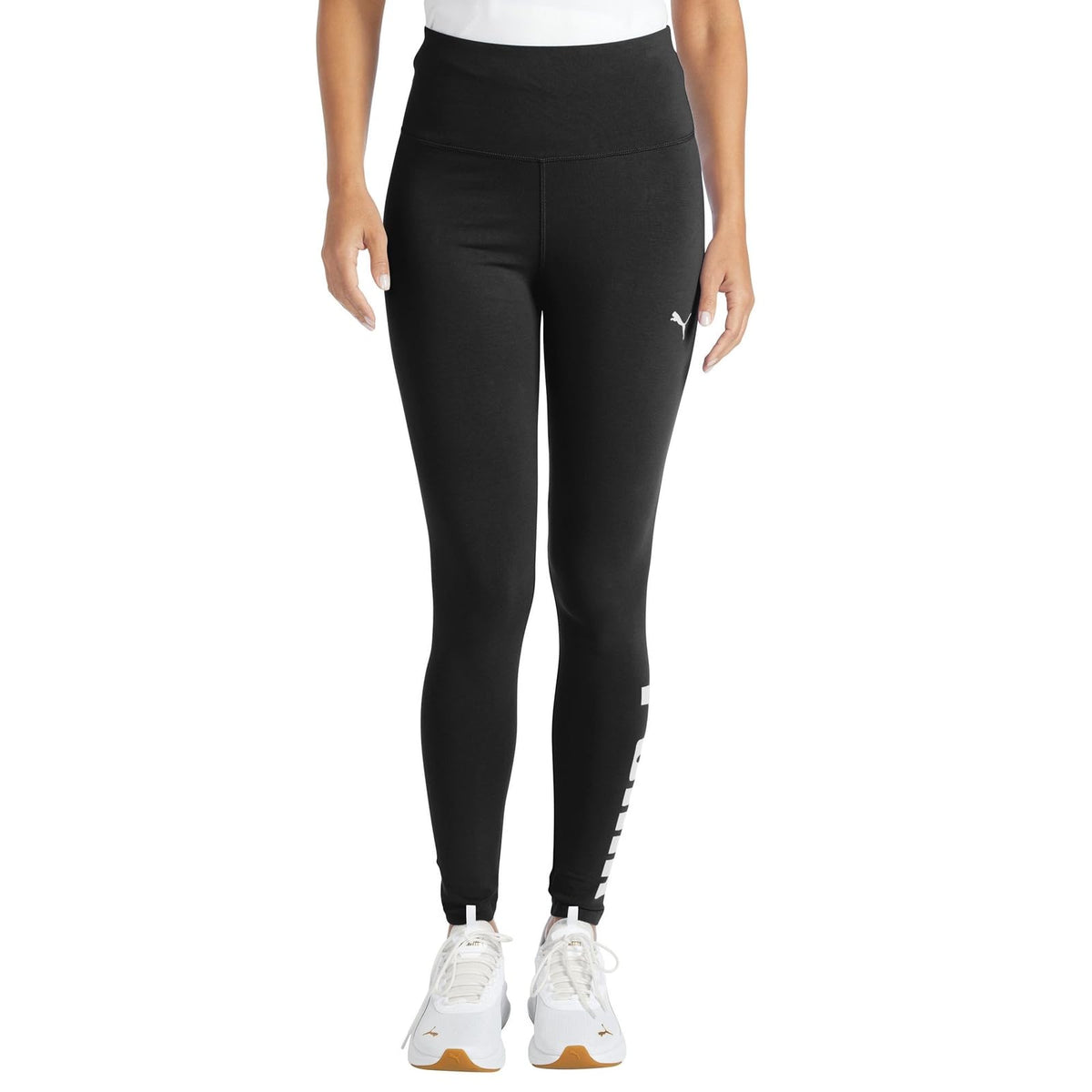 PUMA - Mallas deportivas con logotipo para mujer