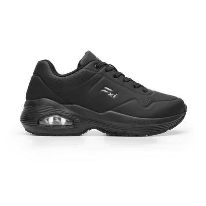 Flexi Tenis Deportivos para Mujer, Cápsula de Aire - 23.5 cm - Negro