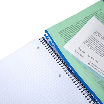 Five Star Cuaderno de 3 materias, 150 hojas, 1 paquete