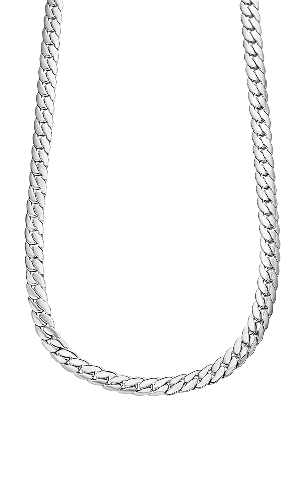 Lotus Style Collar men in black para caballero en tono plateado