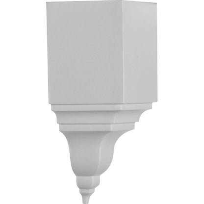 Endurathane - Esquina interior universal para perfiles de moldeo, 3 1/8 pulgadas de P x 3 1/8 pulgadas de ancho x 7 3/4 pulgadas de alto (menos de 3 1/8 pulgadas de P y 3 7/8 pulgadas de alto