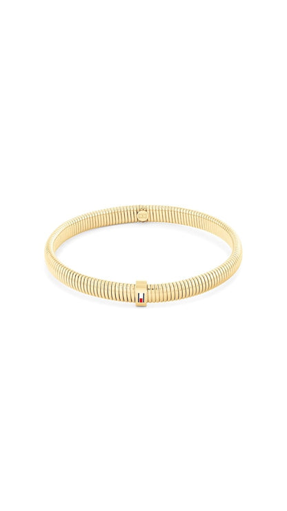 Joyería Tommy Hilfiger para mujer - Pulsera elástica – Diseño apilable – Acero inoxidable – Fácil de poner – Accesorio de moda, regalo para él