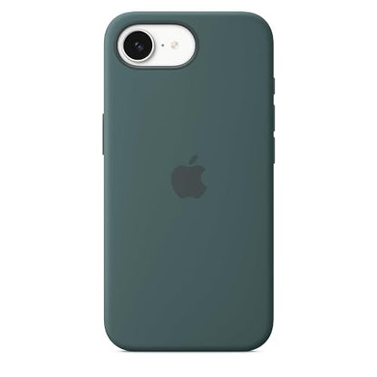 Apple Funda de silicón para el iPhone 16e – Verde Lago ​​​​​​​