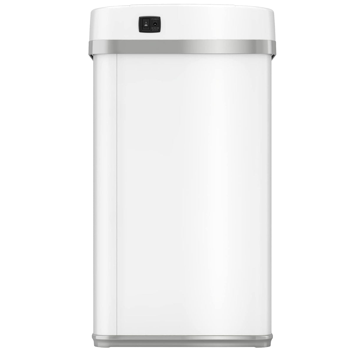 iTouchless Papelera con Sensor multifunción con Sistema de Control de olores y Fragancia para baño y Oficina, Moderno, Matte Finish Pearl White, 15 litros, 1