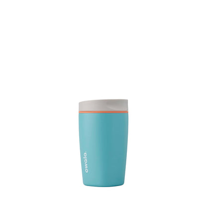 Owala SmoothSip Termo de Acero Inoxidable con Boquilla Deslizante, 12-20 oz - 12 fl oz - Beachy Breeze