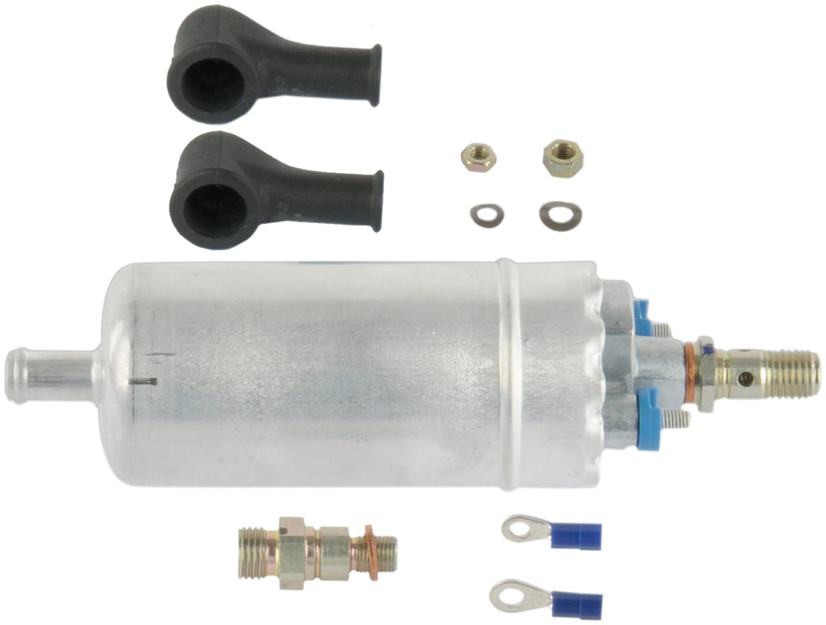 Bomba de combustible universal eléctrica, 69458 | Compatible con Select Porsche 911, 924, 944, 968; Saab 900, 9000; Volvo 240, 244, 245, 740, 745, 760, 780, 940, 960