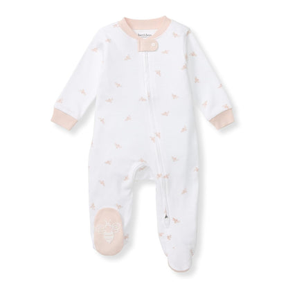 Burt's Bees Baby Pijama de Algodón Orgánico para Bebé - Recién Nacido - Rosa dorado Bee