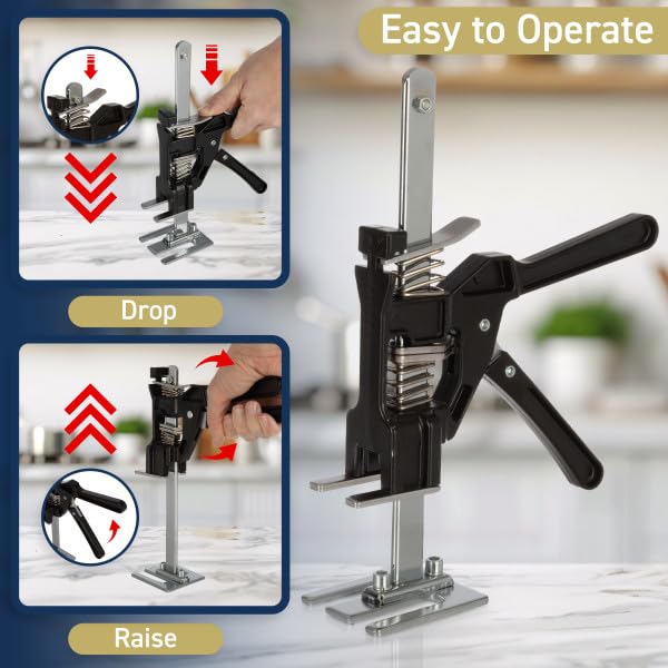 Kings County Tools Gato de Elevación de Mano | 300 libras, 5.75 pulgadas, 1 unidad, negro