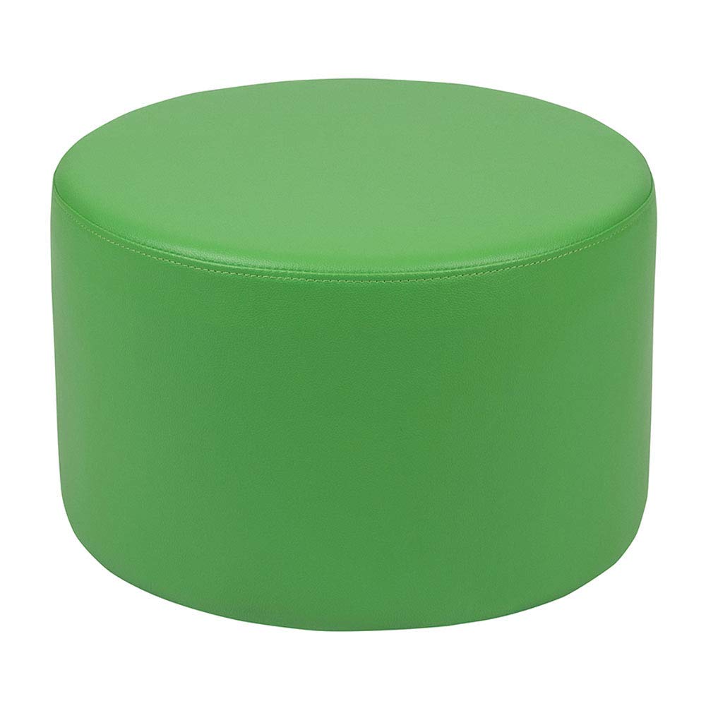 Flash Furniture Nicholas Círculo Flexible de Asiento Suave para aulas y guarderías, Altura del Asiento de 12 Pulgadas (Verde)
