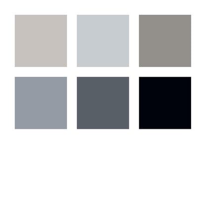 STAEDTLER Pigment Arts - Bolígrafo de pincel suave, color gris, paquete de 6 bolígrafos, 372 C6