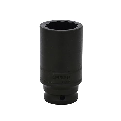 Urrea 7322MT Dado de impacto largo cuadro de 1/2", 12 puntas, métrico, 22 mm