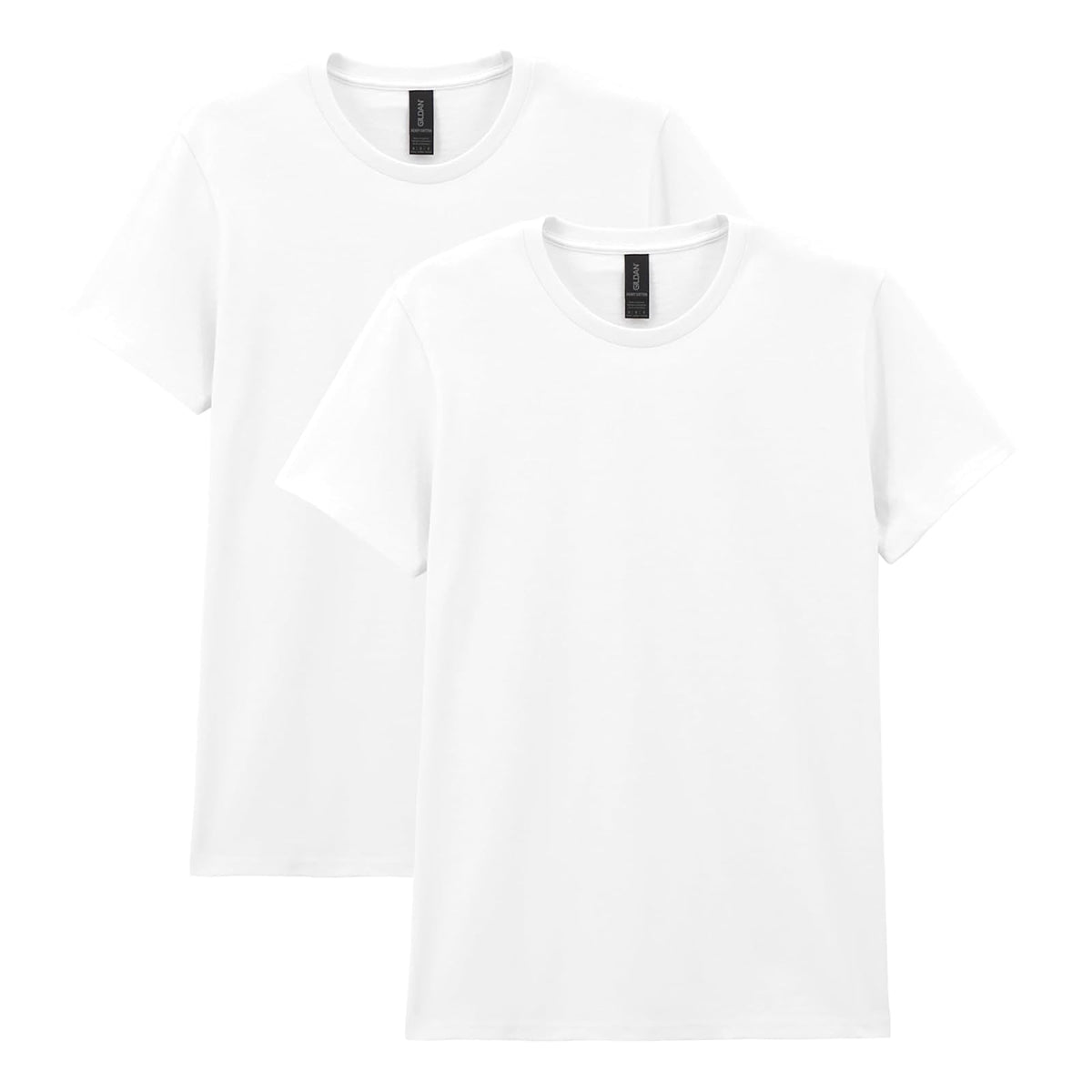 Gildan Playera de algodón Pesado para Adultos, Paquete de 2 Camiseta para Mujer