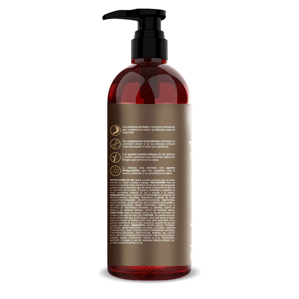 The Botanist Acondicionador Biotin Argani Oil 591 ml + Champú Aceite de Romero 591 ml