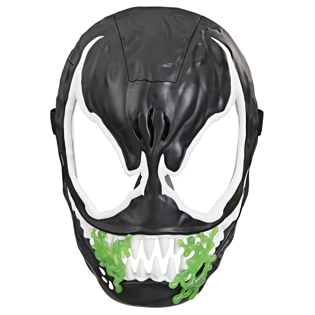 Hasbro Marvel Spider-Man VenomVersus - Máscara de Juguete Fluorescente con Sonido para Cosplay y Juegos de rol para niños y niñas a Partir de 5 años
