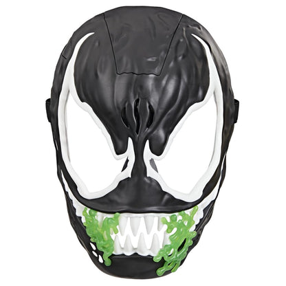 Hasbro Marvel Spider-Man VenomVersus - Máscara de Juguete Fluorescente con Sonido para Cosplay y Juegos de rol para niños y niñas a Partir de 5 años