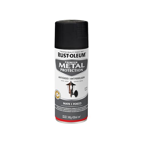 Rust-Oleum Metal Protection Pintura Anticorrosiva Aerosol Negro Mate 340g
