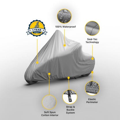 Seal Skin Covers Fundas para para Almacenamiento en Exteriores o Interiores, Impermeables, protección Resistente para , Funda para Todo Tipo de Clima, tamaño (97" - 111")