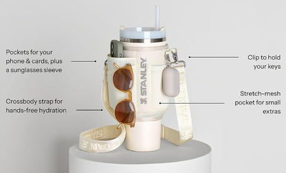 STANLEY All Day - Bolsa cruzada con bolsillo para teléfono, funda para tarjeta y correa desmontable