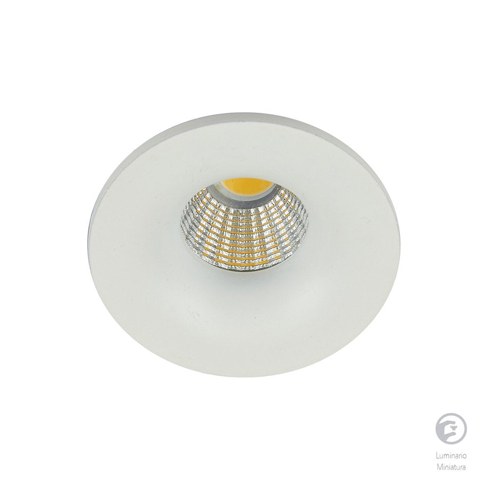 Tecnolite - Lámpara de interior LED para empotrar, 4 W, Luz Cálida Brillante