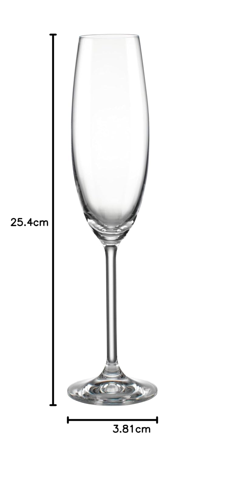 Lenox Tuscany Classics - Juego de copas de champán, compra 4, consigue 6, 1,5 kg, transparente