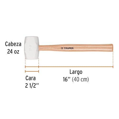 Truper MH-24, Mazo de hule, 24 oz