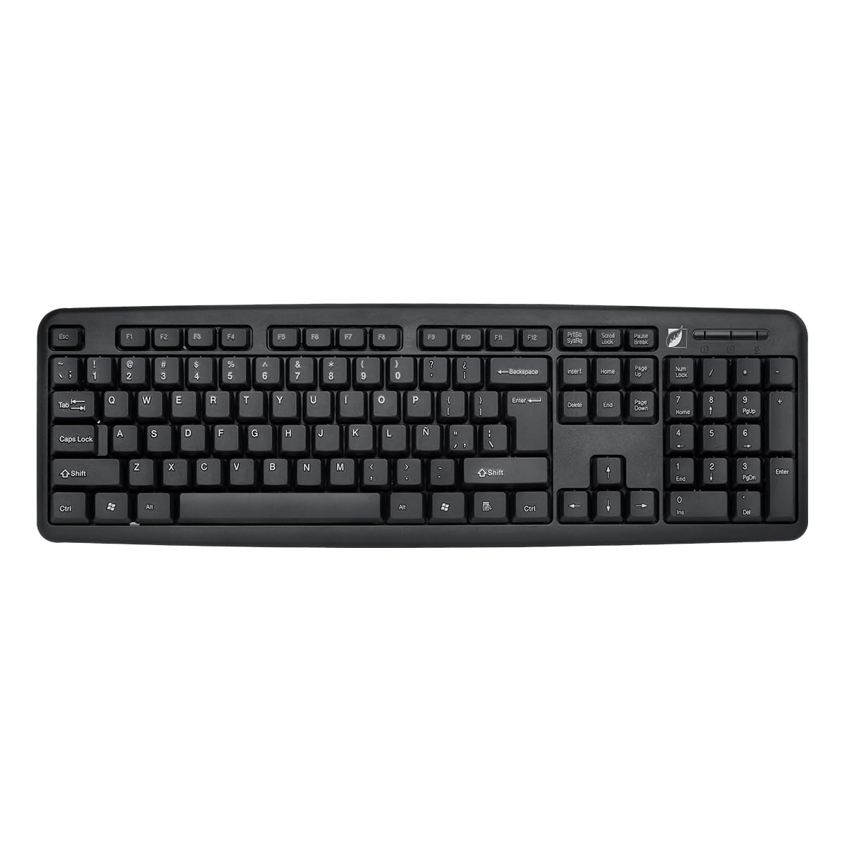 Green Leaf Kit de Teclado Multimedia y Mouse Texturizado 18-8324