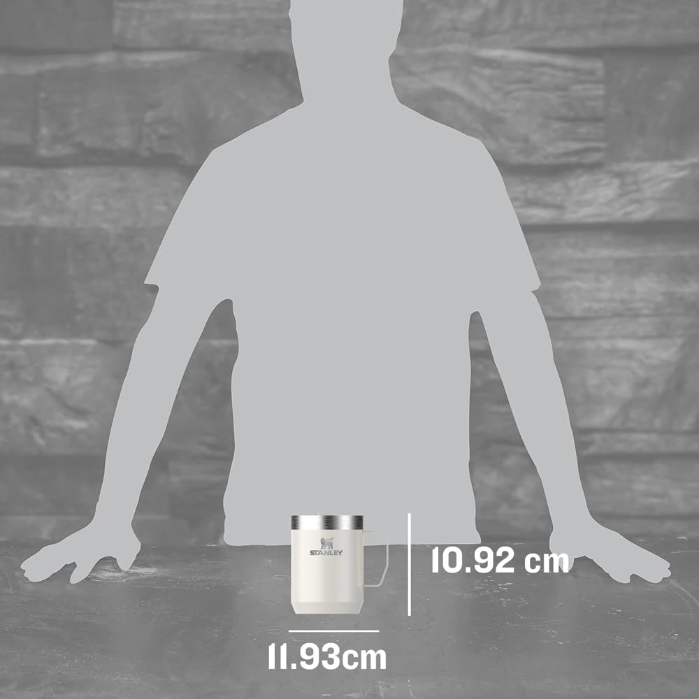 Stanley Taza Termo Classic 8 onzas - Taza térmica de acero inoxidable aislado al vacío, taza para camping stanley, para bebidas frías y calientes 236 ml