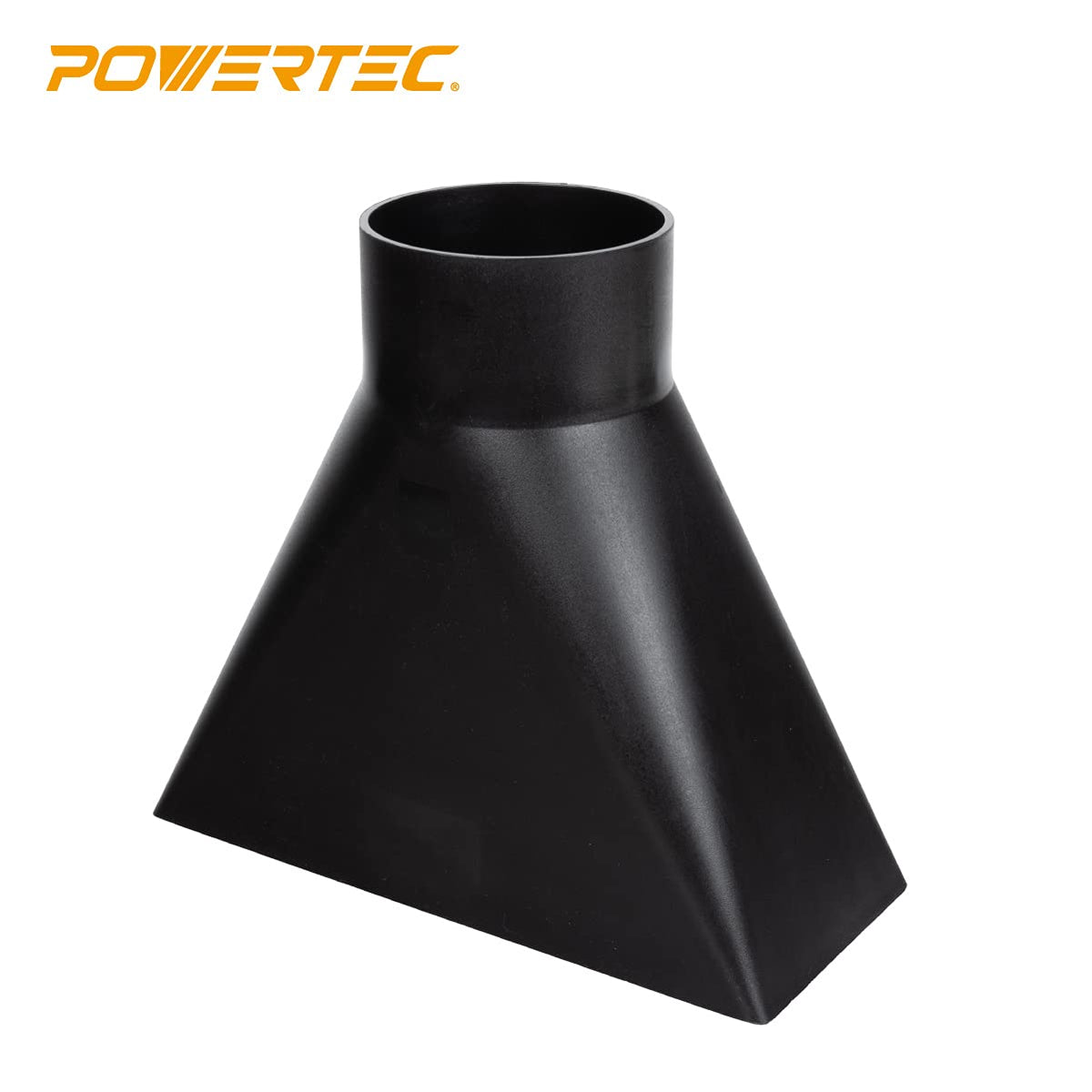 POWERTEC 70151 Campana de Polvo Rectangular 4 x 10 Pulgadas Montaje Pared Negro