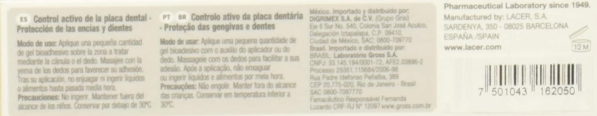 Lacer - Perioxidin Lacer Gel Bioadhesivo, 50 Ml, Pack of 1