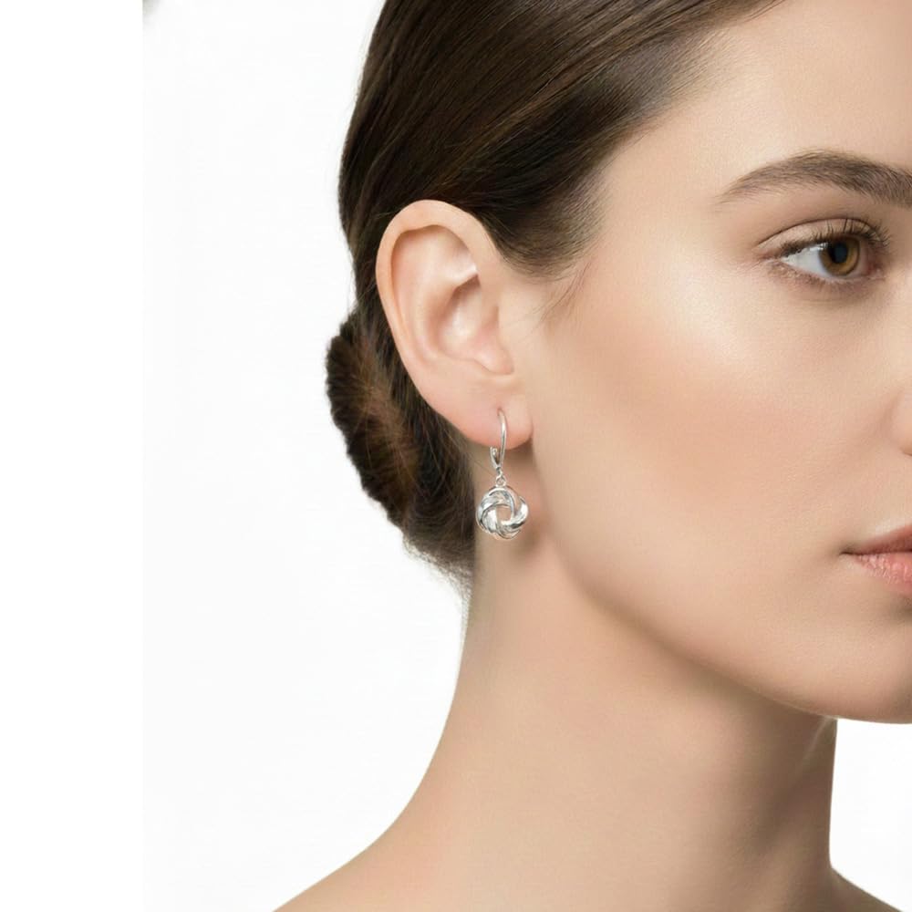 Napier Aretes Bitono Para Mujer | Aleación de metales, baño bitono, diseño twisted round