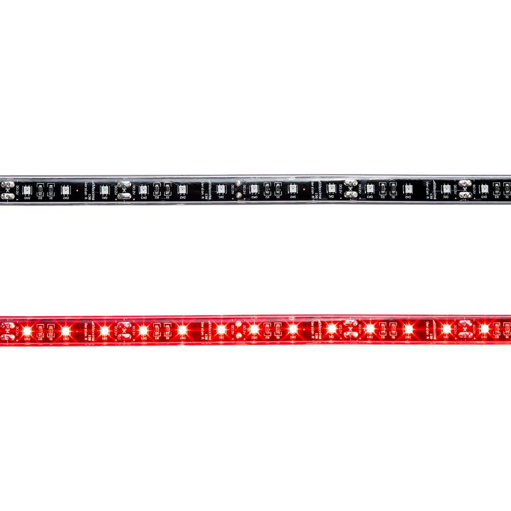 Tira de luz LED Adhesiva roja de 196 Pulgadas