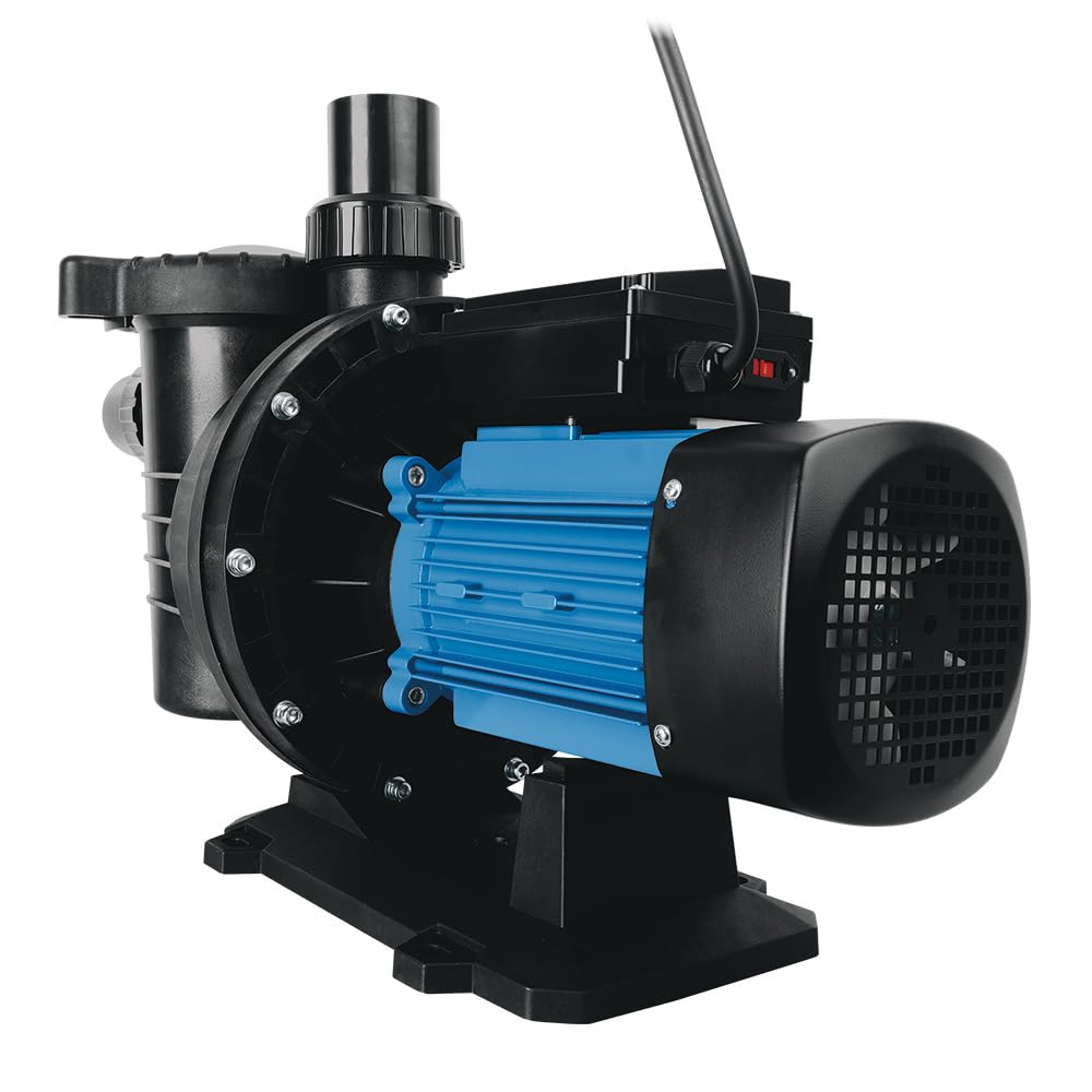 Igoto BP-1 Bomba de Piscina 1 HP 325W IP65 para Alberca Alto Flujo 325 L/min Altura 12 m Silenciosa y Potente Multivoltaje 110/220V Conexión 2” NPT Uso Doméstico y Filtración