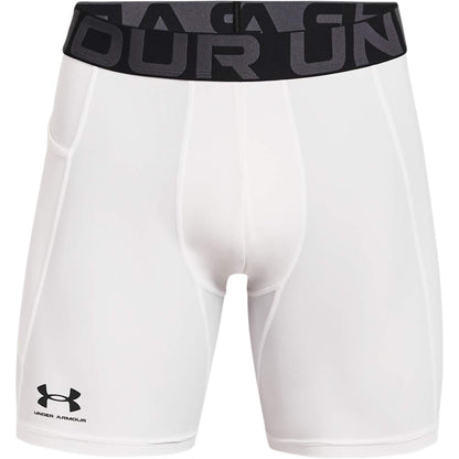 Under Armour UA HeatGear Shorts de Entrenamiento para Hombre - Blanco (White - Black - 100) - XL